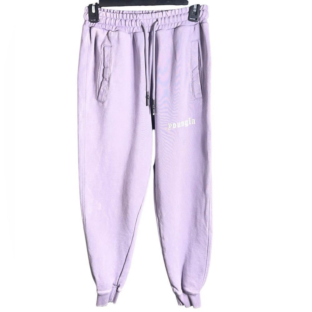 YoungLA joggers sweatpants Purple Wash Size XS